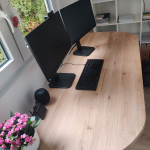 Tischplatte Eiche massiv